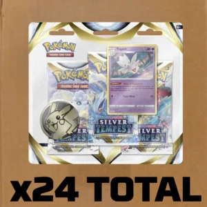 Sealed Case Silver Tempest 3-Pack Blister (x24) - SWSH12