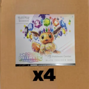 Sealed Case Prismatic Evolutions PC ETB x4 - SV8.5